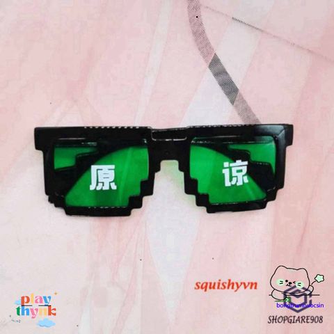 Kính Mắt Thug Life 6 Chấm MINECRAFT - Kính Thời Trang Nam Nữ Phong Cách Trẻ Trung, Giao Hàng Miễn Phí Từ 50K