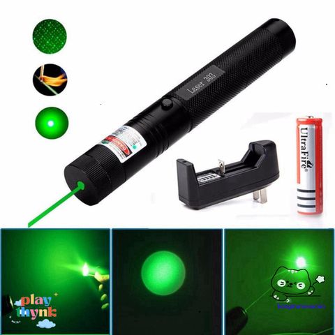 Bút Laser 303 Siêu Mạnh - Tia Xanh/Đỏ, Chiếu Xa 3km, Đèn Laze Trình Bày và Tìm Kiếm - Bao Gồm Pin & Sạc Miễn Phí!