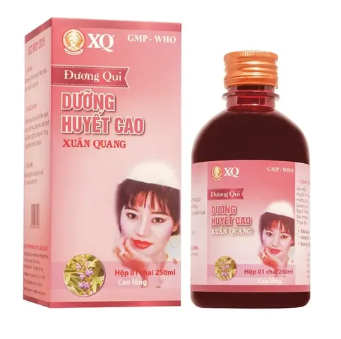Đương Qui Dưỡng Huyết Xuân Quang 250ml - Bổ Huyết, Giúp Điều Kinh, Hỗ Trợ Sức Khỏe Phái Đẹp, Chống Mệt Mỏi, Da Xanh Xao