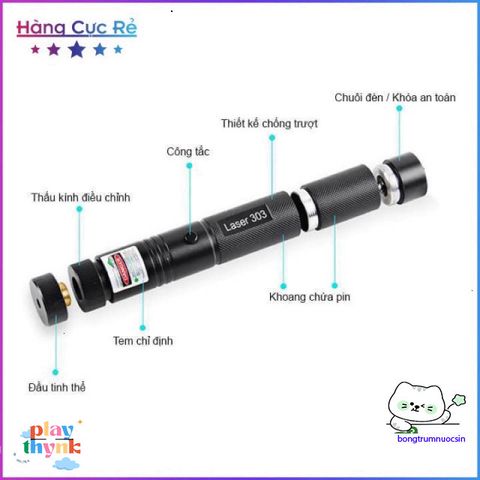 Đèn Laser 303 Màu Xanh - Bộ Phát Tia Laser Chất Lượng Cao 400mW, Phạm Vi 8000 Mét, Tia Sáng Mạnh Mẽ, Thích Hợp Cho Giảng Dạy và Quan Sát Bầu Trời