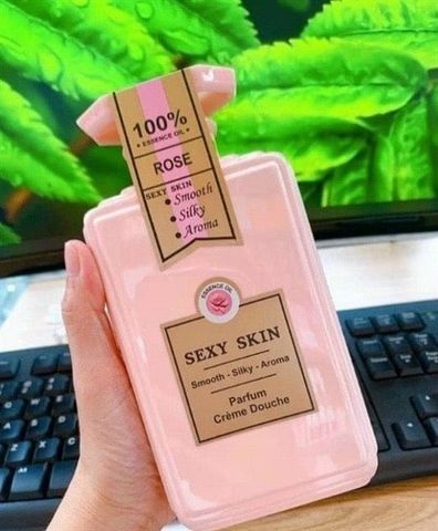 Sữa Tắm Nước Hoa Sexy Skin Rose Chính Hãng từ Pháp - Chăm Sóc Da Mềm Mại, Hương Hoa Hồng Quyến Rũ, Dưỡng Ẩm và Sạch Sẽ