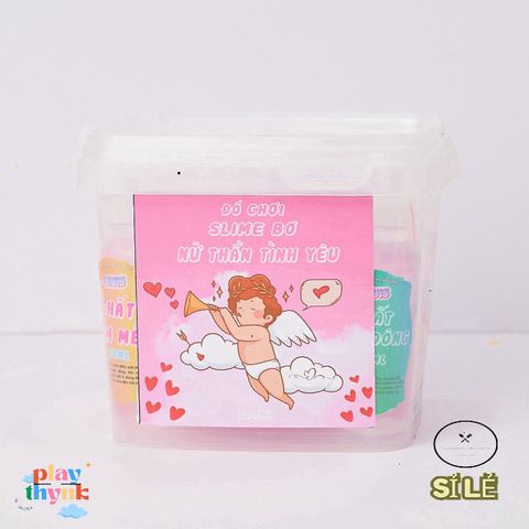 Bộ Đồ Chơi Slime Lavis Nàng Thần Tình Yêu 200ml - Đất Sét, Charm Rực Rỡ và Xốp Nhiều Màu, Sáng Tạo Vui Vẻ Cho Trẻ Em