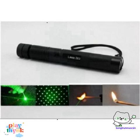 Đèn Pin Laser 303 - Công Suất 5000mW, Tia Sáng Xanh, Phát Tín Hiệu, Dụng Cụ Du Lịch & Trình Chiếu - An Toàn và Tiện Lợi