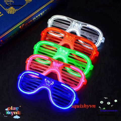 Kính Mát Thug Life LED Nhiều Màu Sắc - Kính Dạ Quang Phù Hợp Tiệc Tùng, Bar, KTV, Vui Nhộn và Phong Cách