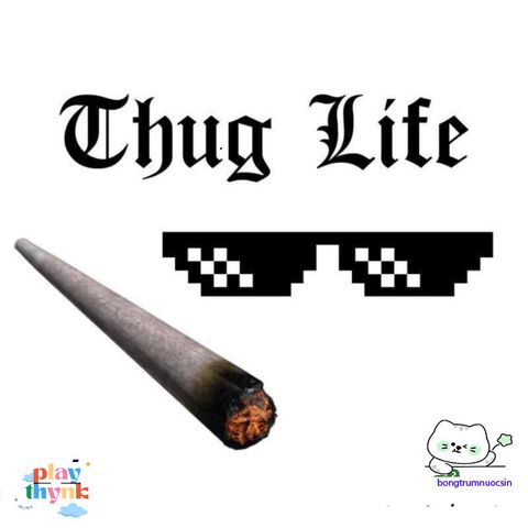 Kính Mắt Thug Life 8bit - Phong Cách Đường Phố Cá Tính, Kính Chắn Bụi Nam Nữ Giá Rẻ, Hot Trend 2018