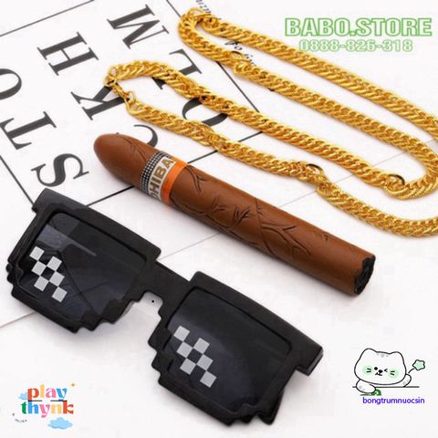 Kính THUG LIFE THUNGLIKE 6 Hàn Quốc - Kính Thời Trang Unisex Gọng Gập, Chất Nhựa PC, Quà Tặng Độc Đáo cho Người Yêu Gamer