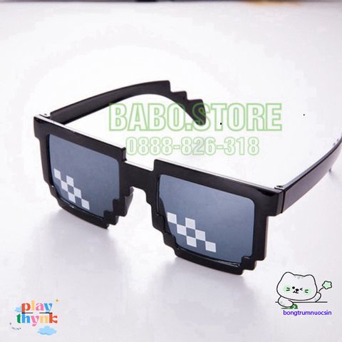 Kính THUG LIFE THUNGLIKE 6 Hàn Quốc - Kính Thời Trang Unisex Gọng Gập, Chất Nhựa PC, Quà Tặng Độc Đáo cho Người Yêu Gamer