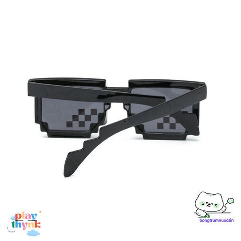 Kính Mát Vintage 8 Bit Thug Life Minecraft - Quà Tặng Độc Đáo Cho Fan Nhí - Phong Cách Thời Trang Chất Lừ