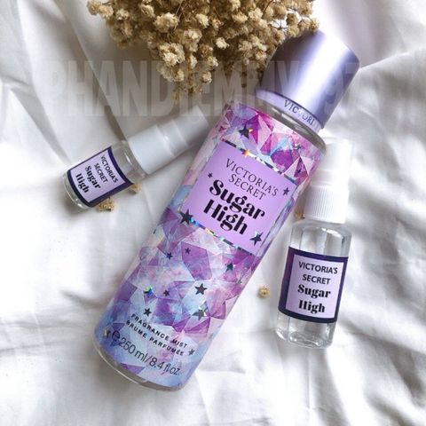 Xịt Thơm Body Mist Victoria's Secret - Sugar High Chính Hãng, Hương Ngọt Ngào, Tươi Mới, Dễ Dàng Sử Dụng, Quà Tặng Hoàn Hảo cho Tất Cả