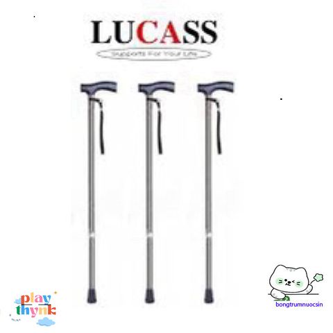 Gậy Hỗ Trợ Một Chân Lucass - Thiết Bị Di Chuyển An Toàn Cho Người Cao Tuổi, Chất Liệu Nhẹ, Điều Chỉnh Chiều Cao, Chống Trượt.
