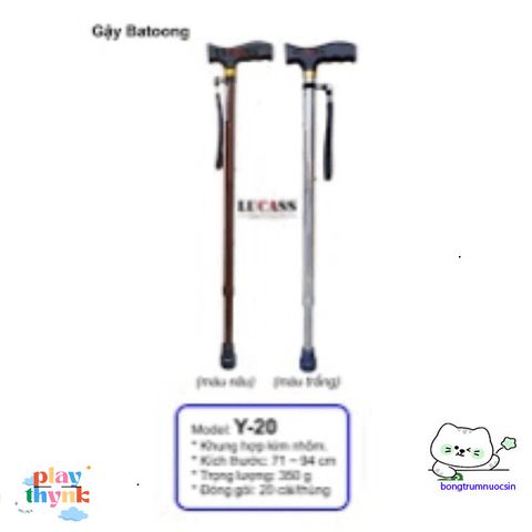 Gậy Hỗ Trợ Một Chân Lucass - Thiết Bị Di Chuyển An Toàn Cho Người Cao Tuổi, Chất Liệu Nhẹ, Điều Chỉnh Chiều Cao, Chống Trượt.
