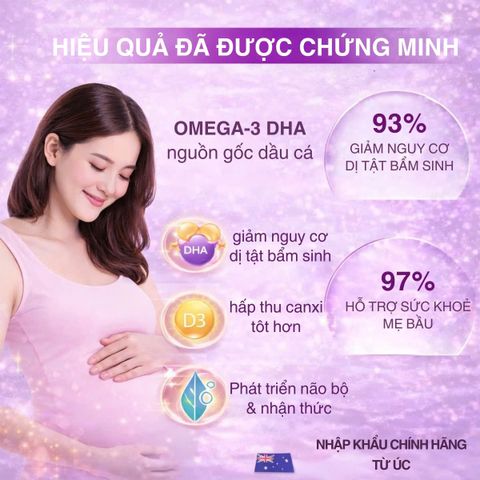 Viên uống Blackmores Pregnancy & Breast-Feeding Gold cho mẹ bầu - Hộp 60 viên