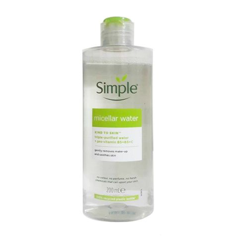 Nước Tẩy Trang Giữ Ẩm Simple Micellar Cleansing Water Chính Hãng - Sạch Sâu, Dịu Nhẹ, Phù Hợp Với Da Nhạy Cảm
