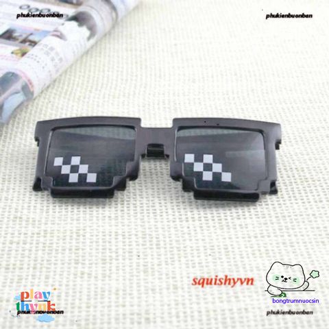 Kính Thuglife 6 Chấm MINECRAFT - Kính Mát Thời Trang Đa Màu Phong Cách Thug Life Dành Cho Nam Nữ, Hot Trend 2021