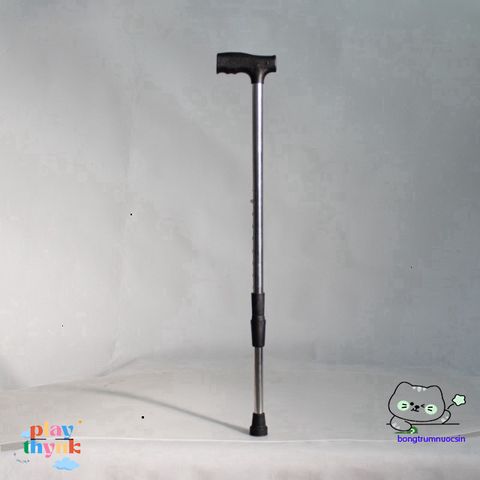 Gậy Batoong INOX 4 Chân Chỉnh Cao - Gậy Chống Đi Cho Người Già, Người Khuyết Tật, An Toàn và Vững Chắc