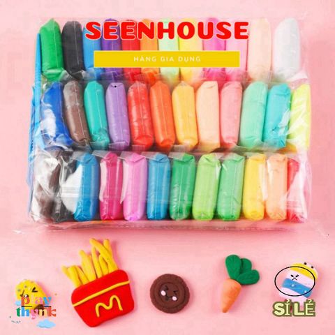 Bộ 5 Đất Sét Tự Khô 500gr (12 Màu) - Sáng Tạo Nghệ Thuật Trang Trí Đồ Chơi Trẻ Em, Nhẹ và Dẻo, Phát Triển Kỹ Năng Vận Động