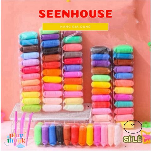 Bộ 5 Đất Sét Tự Khô 500gr (12 Màu) - Sáng Tạo Nghệ Thuật Trang Trí Đồ Chơi Trẻ Em, Nhẹ và Dẻo, Phát Triển Kỹ Năng Vận Động