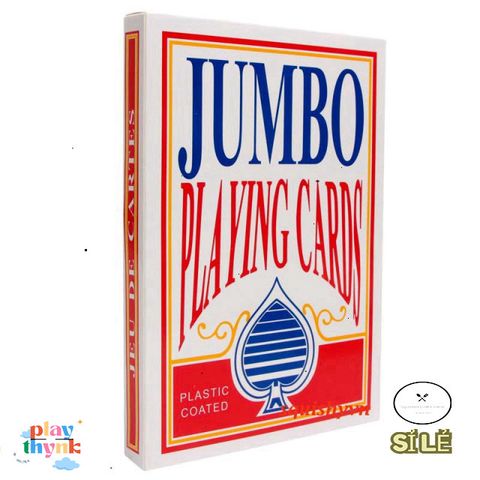 Bộ Bài Poker Khổng Lồ A4 - 10 Thiết Kế Thẻ Bài Độc Đáo, Kích Thước Gấp 9 Lần Bài Thông Thường, Chất Liệu Bìa Cứng Bền Chắc