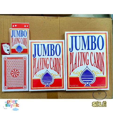 Bộ Bài Poker Khổng Lồ A4 - 10 Thiết Kế Thẻ Bài Độc Đáo, Kích Thước Gấp 9 Lần Bài Thông Thường, Chất Liệu Bìa Cứng Bền Chắc