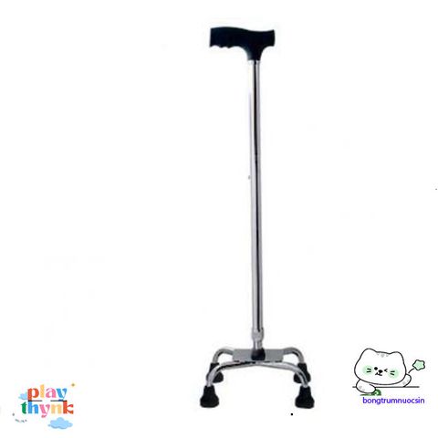 Gậy Trợ Lực Đa Năng Inox Điều Chỉnh Chiều Cao - Gậy Chống Đi Cho Người Già An Toàn, Vững Vàng