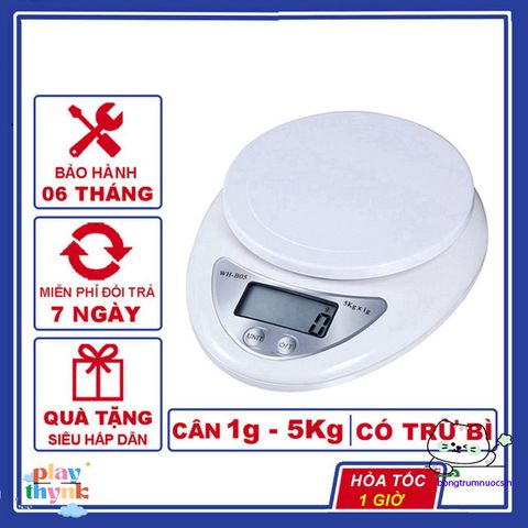 Cân Điện Tử Mini B05 5Kg - Đo Chính Xác Tối Đa 0.1g, Dụng Cụ Hữu Ích Cho Nhà Bếp, Phòng Thí Nghiệm, Thiết Bị Y Tế