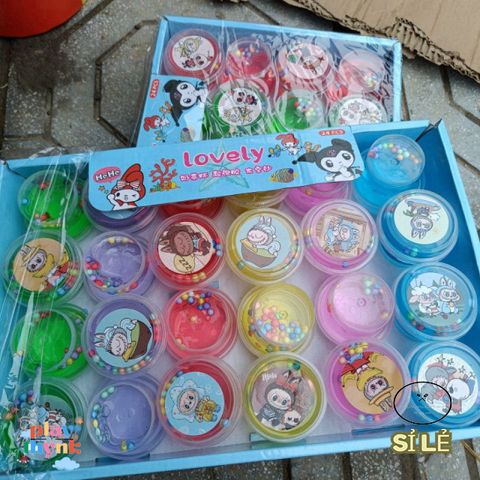 Set 24 Khay Chứa Slim Cá Tính Labubu - Đồ Chơi Thú Vị Tiệm Nhà Bo, Mô Hình Độc Đáo Cho Bé Yêu
