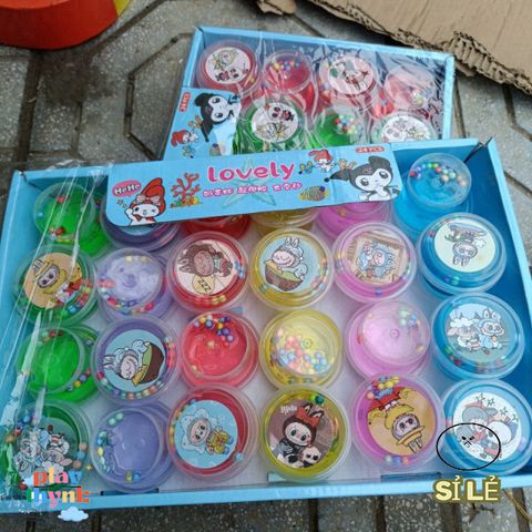 Set 24 Khay Chứa Slim Cá Tính Labubu - Đồ Chơi Thú Vị Tiệm Nhà Bo, Mô Hình Độc Đáo Cho Bé Yêu