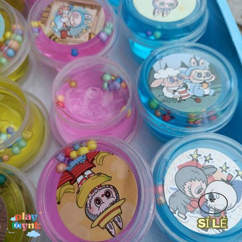 Set 24 Khay Chứa Slim Cá Tính Labubu - Đồ Chơi Thú Vị Tiệm Nhà Bo, Mô Hình Độc Đáo Cho Bé Yêu