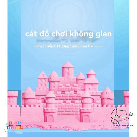 Bộ Chơi Cát An Toàn Dành Cho Bé Xia Yu - Khuôn & Bể 1kg Cát Đáng Yêu, Đồ Chơi Phát Triển Kỹ Năng Cho Trẻ 4-6 Tuổi
