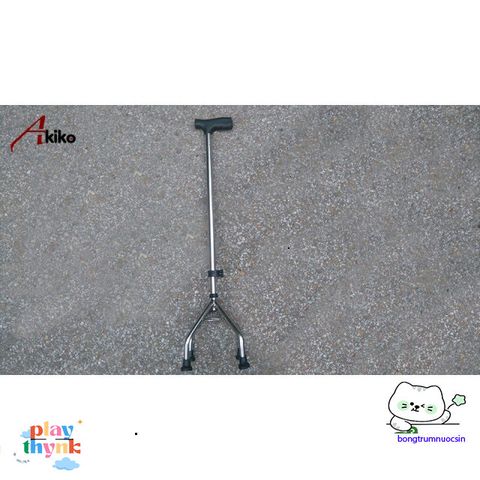 Gậy Chống 3/4 Chân Nhập Khẩu cho Người Già - Gậy Đi Bộ Bền Bỉ, Điều Chỉnh Chiều Cao, Phù Hợp Cho Cụ Ông Cụ Bà