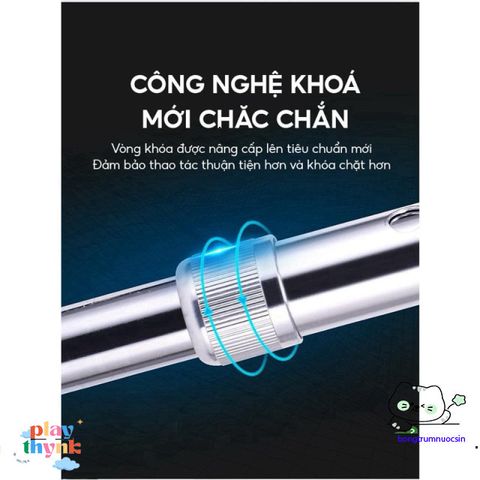 Gậy Tập Đi 4 Chân Lucass - Gậy Chống Trượt Dành Cho Người Già, Người Khuyết Tật - Điều Chỉnh Độ Cao Sáng Bóng Bền Bỉ