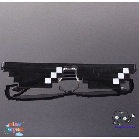 Kính Thug Life 6 Chấm Nhiều Màu - Phụ Kiện Mắt Siêu Ngầu Cho Gamer và Fan Minecraft