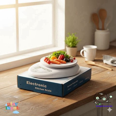 Cân Điện Tử Mini 5Kg B05 - Chính Xác và Đa Năng, Thiết Kế Nhỏ Gọn Cho Bếp, Làm Bánh và Pha Chế