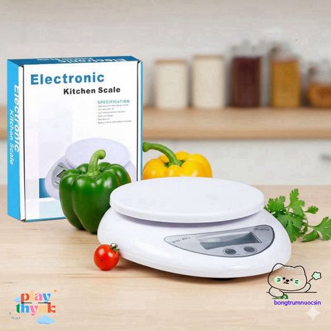 Cân Điện Tử Mini 5Kg B05 - Chính Xác và Đa Năng, Thiết Kế Nhỏ Gọn Cho Bếp, Làm Bánh và Pha Chế