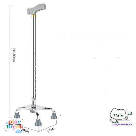 Gậy Trợ Lực Đa Năng Cho Người Già - Điều Chỉnh Chiều Cao Tiện Lợi, Gọn Nhẹ, Tặng Quà Hữu Ích Cho Người Cao Tuổi