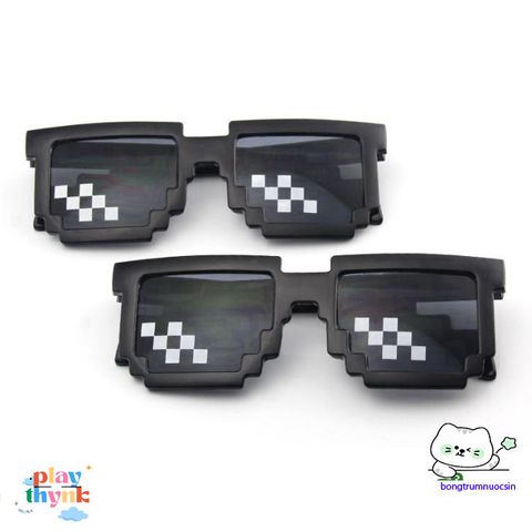 Kính Mắt Thug Life 6 Chấm Đa Sắc - Kính Râm Độc Đáo cho Gamer - Phụ Kiện Thời Trang Cá Tính