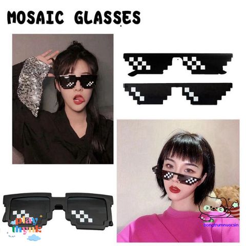 Kính Mát Thug Life Phong Cách Minecraft - Kính Râm Đẹp, Thời Trang Đa Dạng Màu Sắc, Giá Rẻ Tại ABICA 304