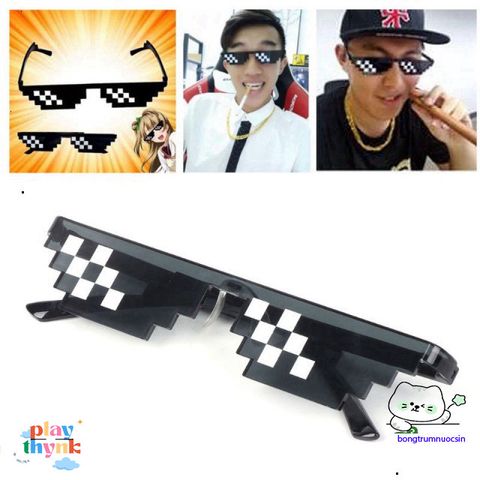 Kính Mát Thug Life Phong Cách Minecraft - Kính Râm Đẹp, Thời Trang Đa Dạng Màu Sắc, Giá Rẻ Tại ABICA 304