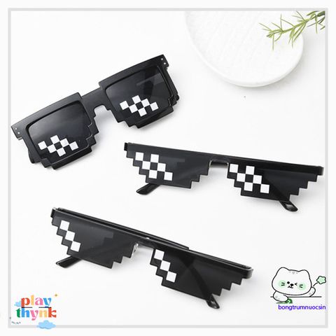 Kính Mát Mosaic Thug Life - Kính Chống UV, Phong Cách Disco Cá Tính, Dành Cho Du Lịch, Tiệc Tùng, Khiêu Vũ
