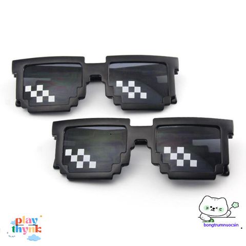 Kính Mát Thug Life 6 Chấm - Phụ Kiện Năng Động Cho Gamer, Kính Râm Cá Tính Đầy Sắc Màu
