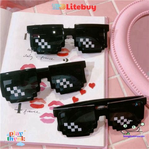 Kính Mắt Thug Life Đa Sắc 6 Chấm - Phụ Kiện Gamer Cá Tính, Gắn Kết Thế Giới Game Với Thời Trang Trẻ Trung