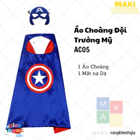 Áo Choàng Siêu Nhân Cho Bé - Hóa Trang Halloween Người Nhện, Người Sắt, Thần Sấm, Khẩu Trang Mềm Mại, Thoải Mái, Chất Liệu Satin