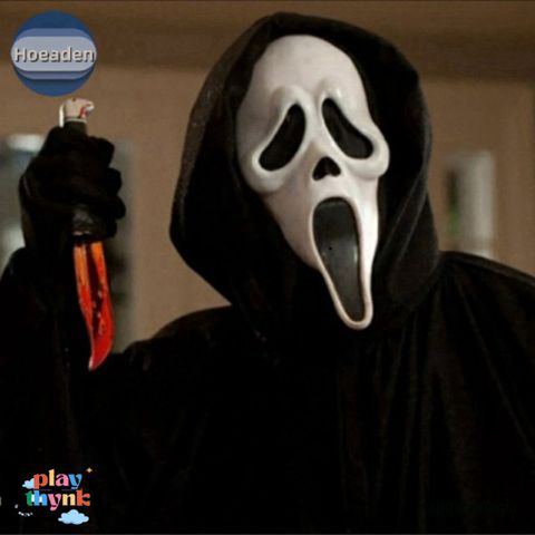 Mặt Nạ Halloween Ma Quái Ghost Face Hoeaden - Trang Phục Máu Rùng Rợn Cho Tiệc Tùng, Lễ Hội Vui Nhộn