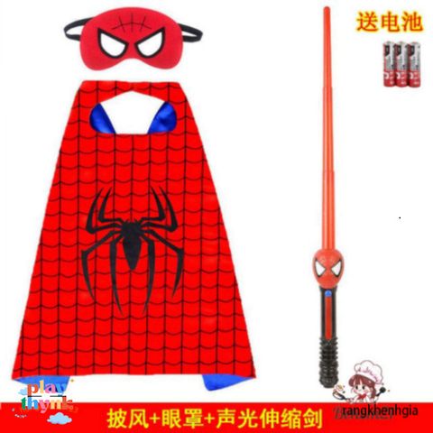 Khiên Siêu Nhân Phát Sáng Có Đèn Nhạc - Spider Man, Người Sắt, Đội Trưởng Mỹ - Đồ Chơi An Toàn Cho Bé từ 3 Tuổi