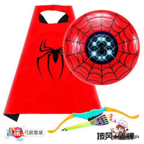 Khiên Siêu Nhân Phát Sáng Có Đèn Nhạc - Spider Man, Người Sắt, Đội Trưởng Mỹ - Đồ Chơi An Toàn Cho Bé từ 3 Tuổi