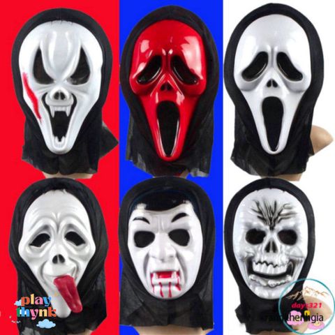 Mặt Nạ Thần Chết Scream Halloween - Phụ Kiện Hóa Trang Bí Ẩn Cho Bữa Tiệc Hóa Trang, Sinh Nhật, Lễ Hội