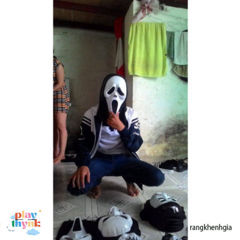 Mặt Nạ Thần Chết Scream Halloween - Phụ Kiện Hóa Trang Bí Ẩn Cho Bữa Tiệc Hóa Trang, Sinh Nhật, Lễ Hội