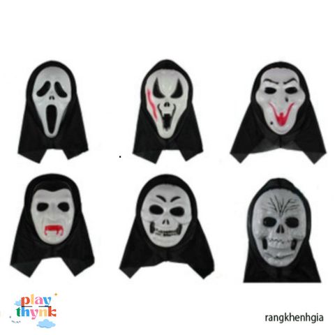 Mặt Nạ Thần Chết Scream Halloween - Phụ Kiện Hóa Trang Bí Ẩn Cho Bữa Tiệc Hóa Trang, Sinh Nhật, Lễ Hội