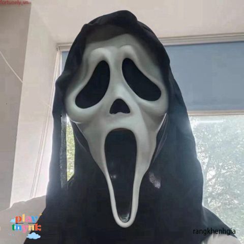 Mặt Nạ Ghostface Halloween - Phụ Kiện Hóa Trang Độc Đáo Cho Tiệc Hóa Trang Và Lễ Hội - Unisex Thoải Mái, Phong Cách Bí Ẩn