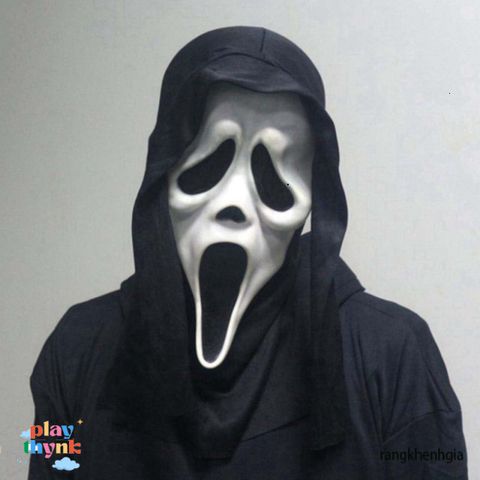 Mặt Nạ Ghostface Halloween - Phụ Kiện Hóa Trang Độc Đáo Cho Tiệc Hóa Trang Và Lễ Hội - Unisex Thoải Mái, Phong Cách Bí Ẩn